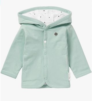 Noppies Unisex Baby U Cardigan Jrsy Rev Nusco Strickjacke, Grey Mint, EU Amazon.de Fashion