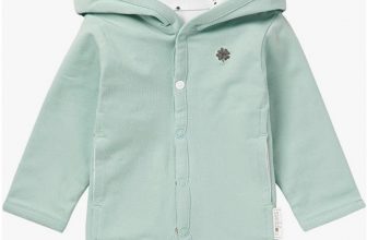 Noppies Unisex Baby U Cardigan Jrsy Rev Nusco Strickjacke, Grey Mint, EU Amazon.de Fashion