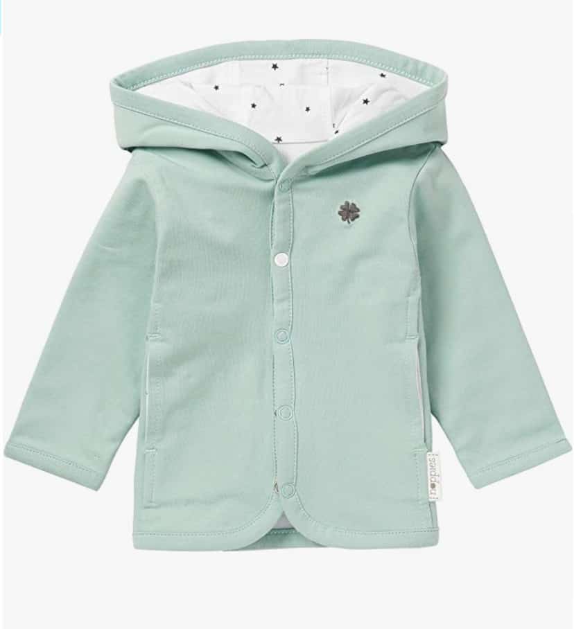 Noppies Unisex Baby U Cardigan Jrsy Rev Nusco Strickjacke, Grey Mint, Eu Amazon.de Fashion