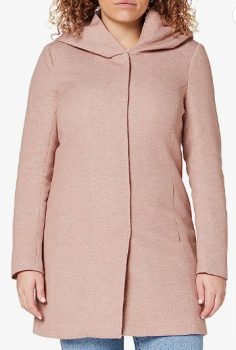 ONLY Damen Eleganter Mantel Coat Cozy Fleecejacke ONLSEDONA