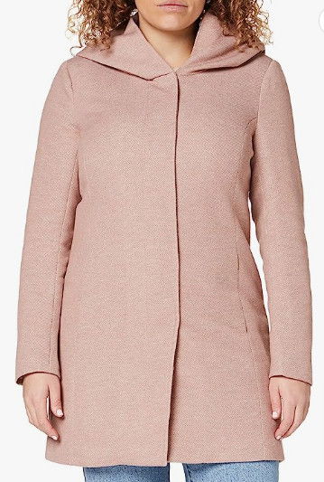 Only Damen Eleganter Mantel Coat Cozy Fleecejacke Onlsedona