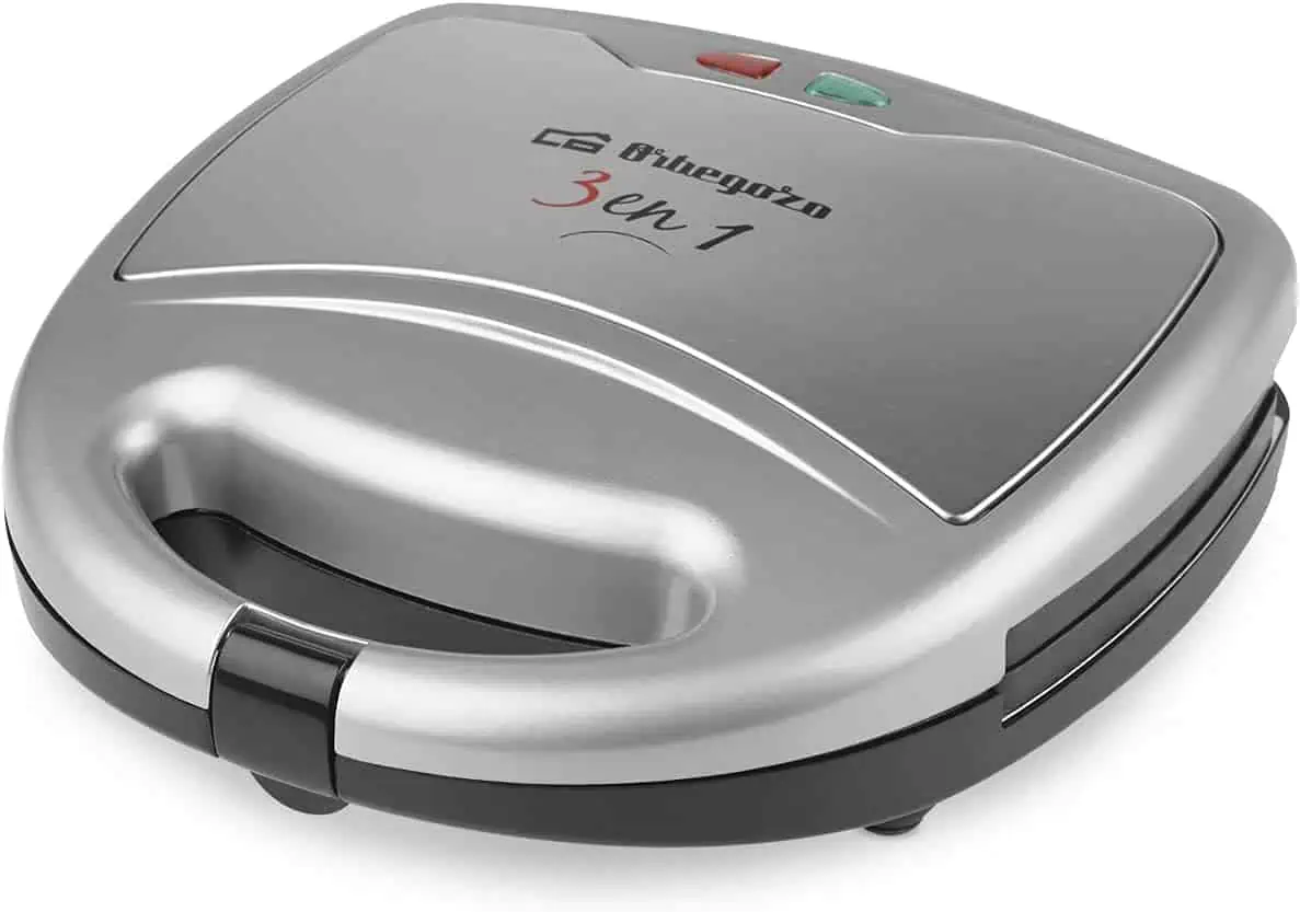 Orbegozo SW 7550 – Sandwichmaker (Multifunktional, 3-in-1, austauschbare Platten) für 15,98 € inkl. Prime-Versand (statt 34,81 €)