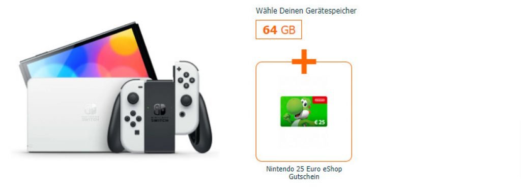 Otelo Allnet Flat Classic Mit Nintendo Switch Oled € Eshop Guthaben