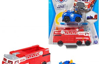 PAW PATROL True Metal Team Fahrzeuge er Set mit Feuerwehrwagen und Chase im Polizeiauto