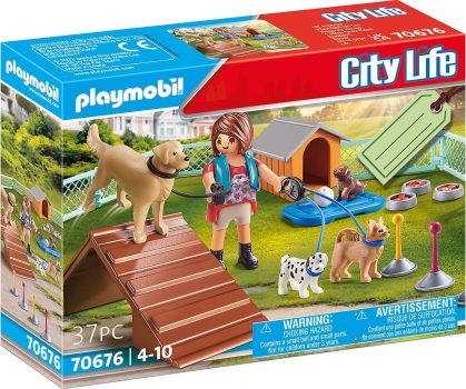 PLAYMOBIL City Life Geschenkset Hundetrainerin