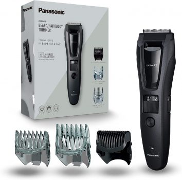 Panasonic ER GB Bart Haarschneider mit Schnittstufen inkl. Body Trimmer