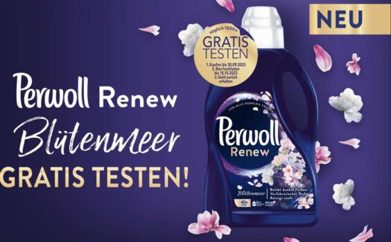 Perwoll Renew Blütenmeer Gratis Testen