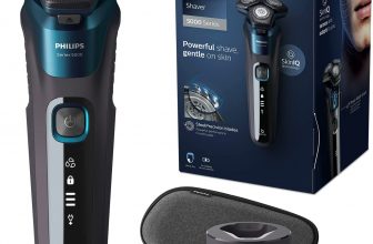 Philips S Herrenrasierer Elektrischer Nass und Trockenrasierer mit SkinIQ Technologie inkl. Reinigungsstation & Reiseetui