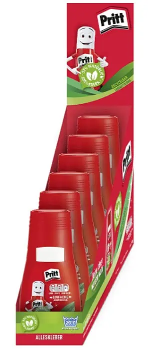 Pritt alleskleber, schnell trocknender Kleber mit einfacher Anwendung, 6x50g ab 5,78€ inkl. Prime-Versand (statt 12,00 €)