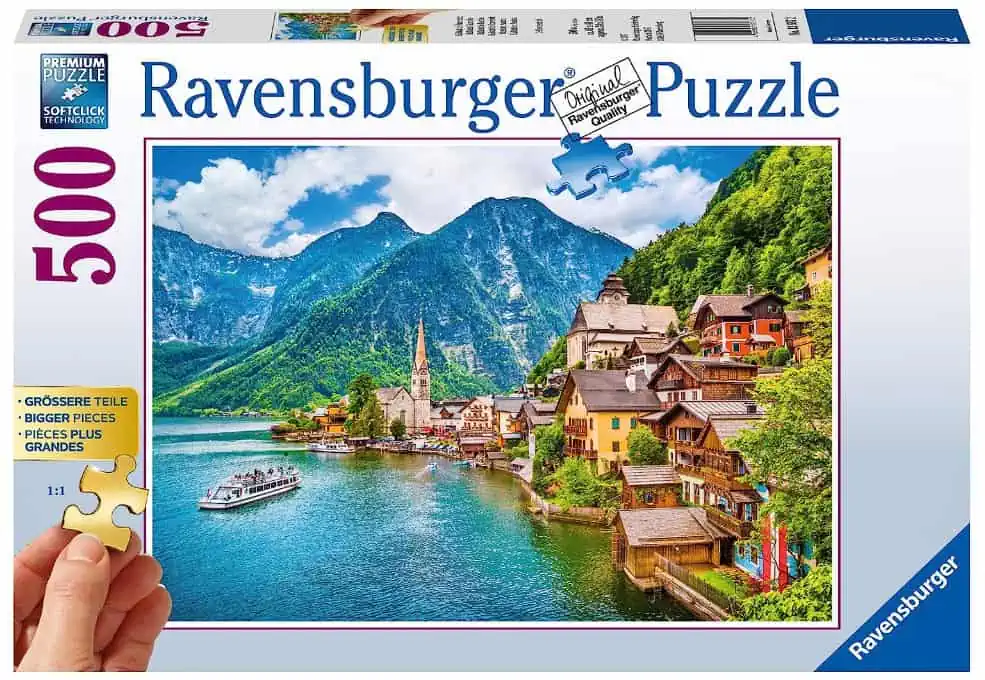 Ravensburger Hattstatt, Österreich 500 Stück für 6,50 € inkl. Prime-Versand (statt 16,12 €)