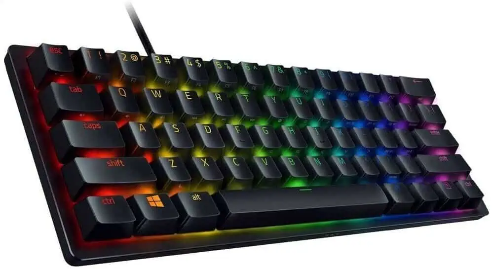 Razer Huntsman Mini (Purple Switch) – Kompakte Gaming Tastatur für 82,19 € inkl. Versand (statt 100,46 €)