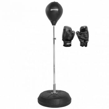 SPORTINATOR Punchingball Boxstand Standbox Trainer inkl. Boxbirne & Boxhandschuhen