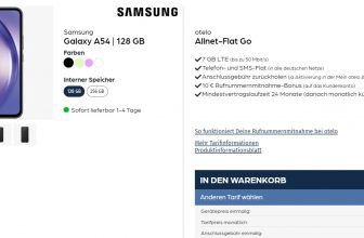 Samsung Galaxy A + otelo Allnet Flat Go mit GB