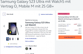 Samsung Galaxy S Ultra + Samsung Galaxy Watch BT mit O Mobile M + GB