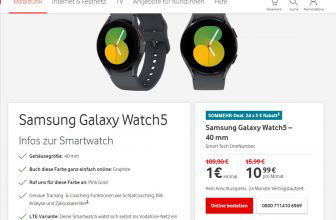 Samsung Galaxy Watch + Vodafone One Number