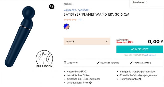 Satisfyer Planet Wand er Massager