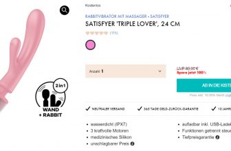 Satisfyer Triple Lover Rabbitvibrator mit Massager