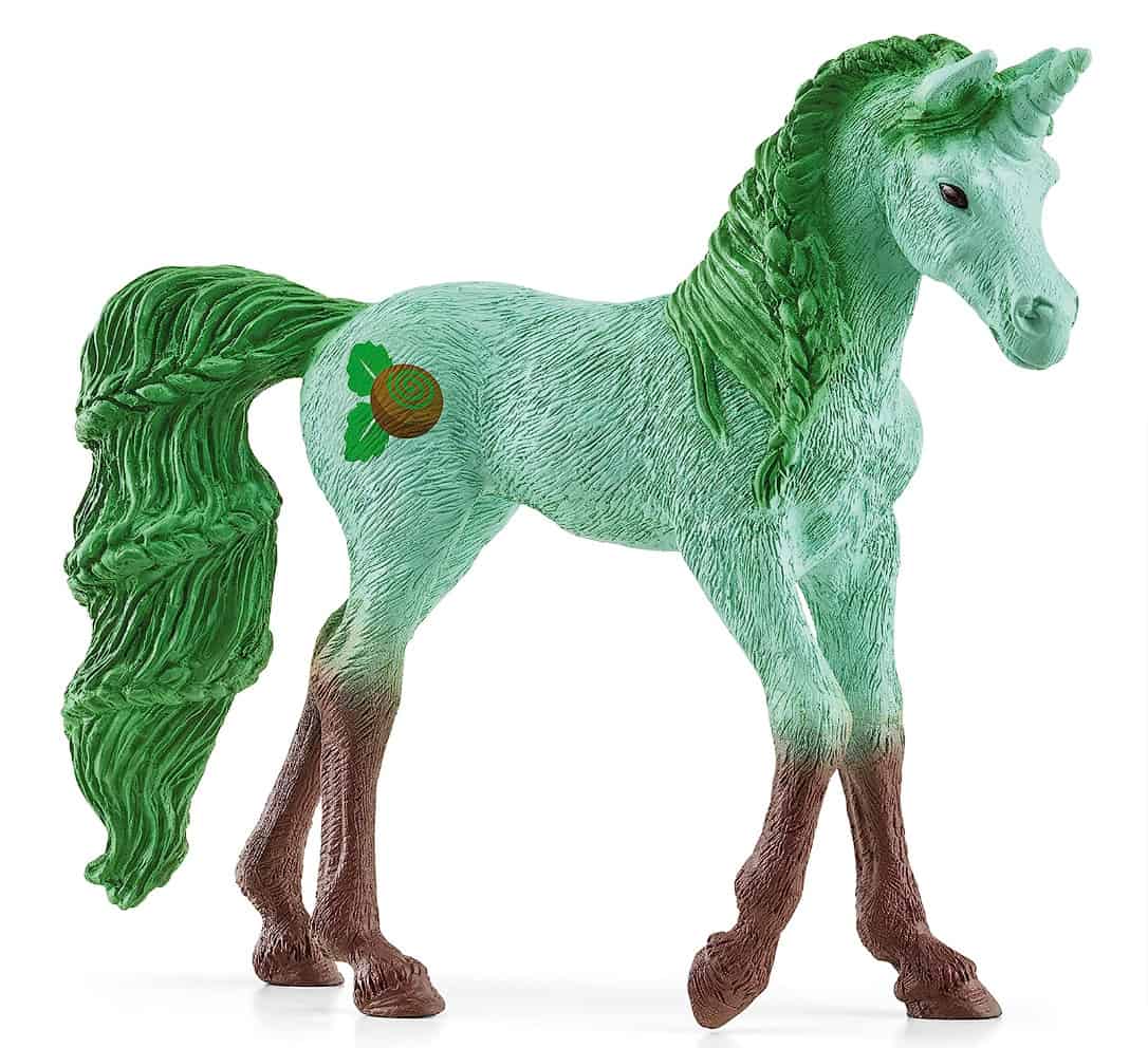 Schleich, Einhorn, Spielfigur Sammeleinhorn Minzschokolade Bayala Mehrfarbig, Kunststoff, Únic