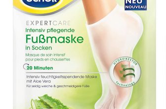 Scholl EXPERTCARE intensiv pflegende Fußmaske mit Aloe Vera – Feuchtigkeitsspendende Pflege – Paar