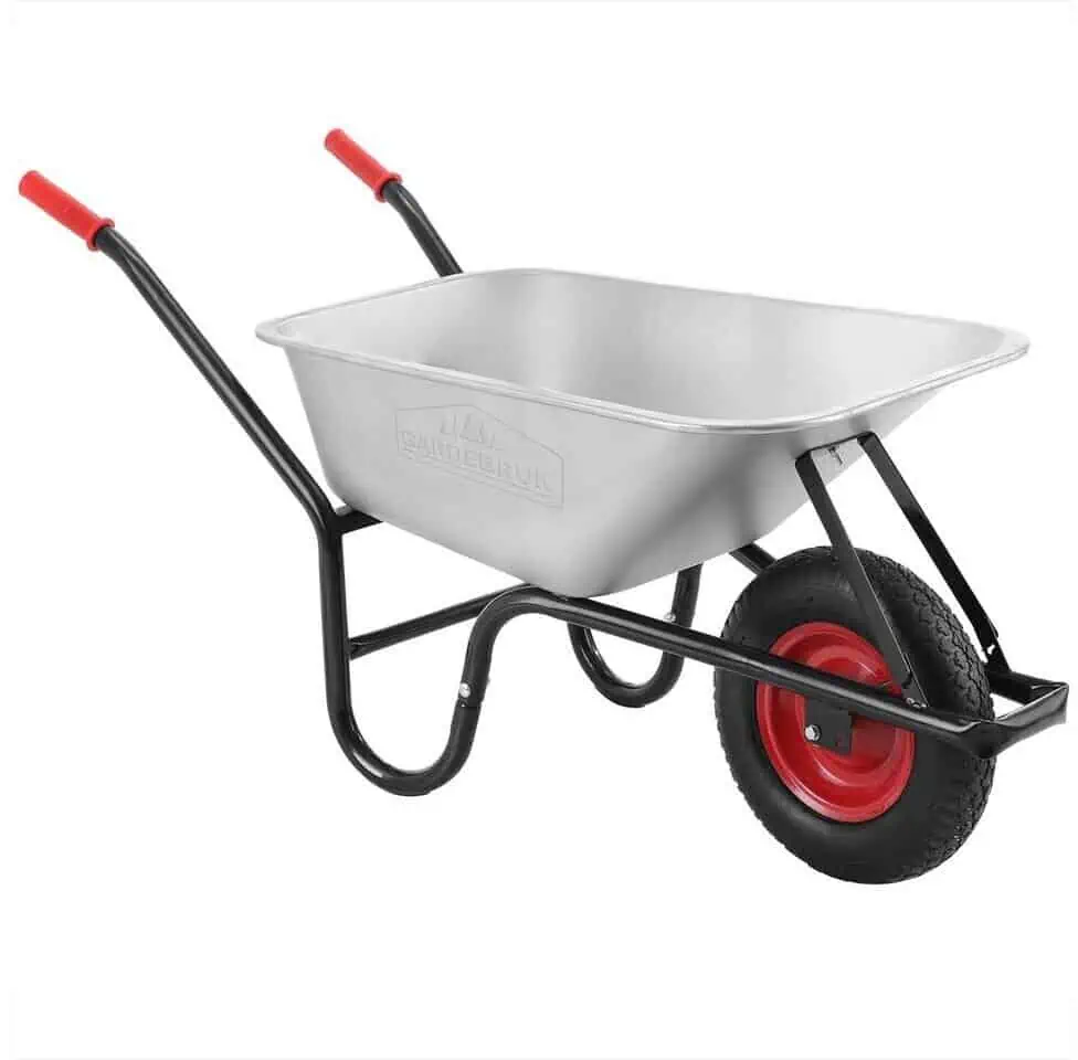 Schubkarre verzinkt bis zu 250kg mit Luftbereifung für 42,95 € inkl. Versand