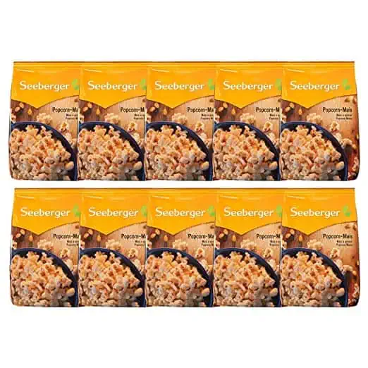 Seeberger Popcorn-Mais 10er Pack (10 x 500 g) ab 14,30 € inkl. Prime-Versand
