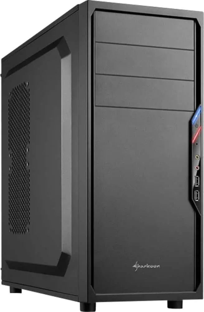 Sharkoon VS4-S PC-Gehäuse (2x USB 2.0, ATX) schwarz für 26,98 € inkl. Versand (statt 46,37 €)