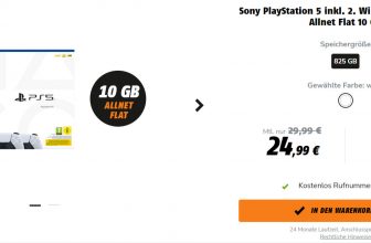 Sony Playstation inkl. . Wireless Controlle + Allnet Flat GB