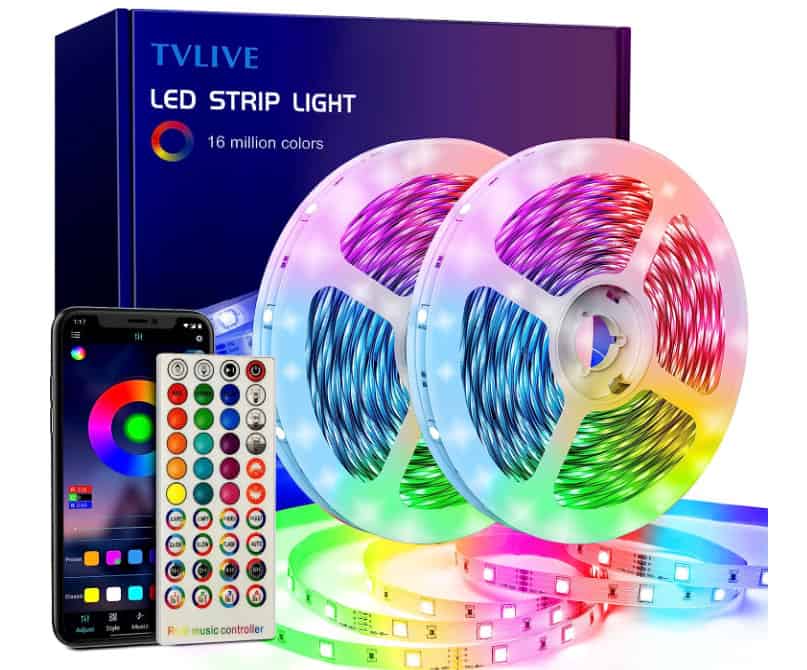 Tvlive Led Strip M Rgb Led Streifen Mit Fernbedienung App Steuerung Led