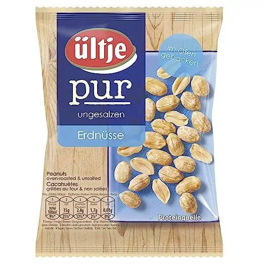 ültje pur Erdnüsse im Ofen gebacken ungesalzen 200 g ab 1,35 € inkl. Prime-Versand