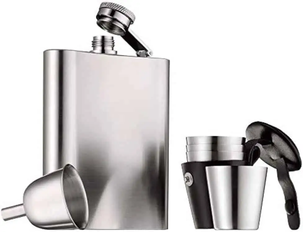 WMF Manhattan Flachmann Edelstahl (6-teilig) für 23,89 € inkl. Prime-Versand