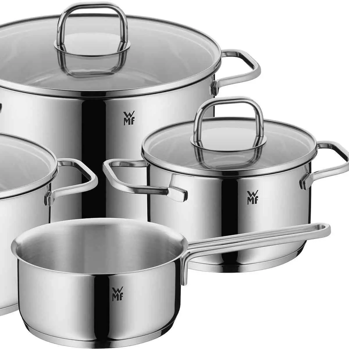WMF Topf-Set Inspiration – Cromargan Edelstahl Rostfrei 18/10 (7-teilig) für 90,94 € inkl. Versand (statt 115,94 €)