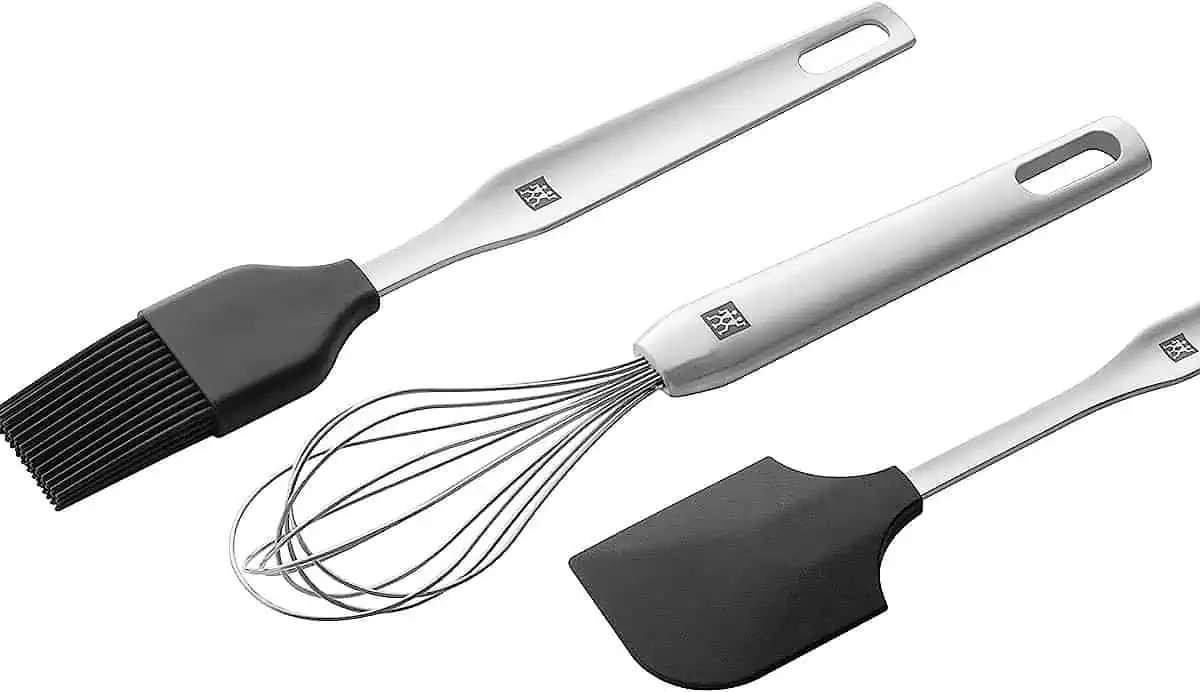 Zwilling Back-Set Twin 3er Set (Edelstahl Backpinsel, Teigschaber, Schneebesen mit Silikon) für 19,49 € inkl. Prime-Versand (statt 34,95 €)