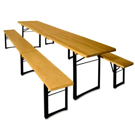 casaria Bierzeltgarnitur 3-teilig (220cm,klappbar) für 119,95 € inkl. Versand