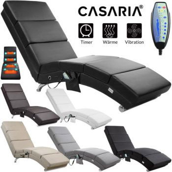 casaria Relaxliege London mit Massage & Heizfunktion