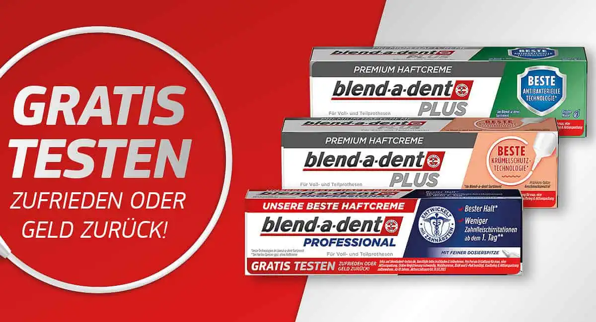 Gratis Testen: Blend-a-dent Haftcreme [GzG]