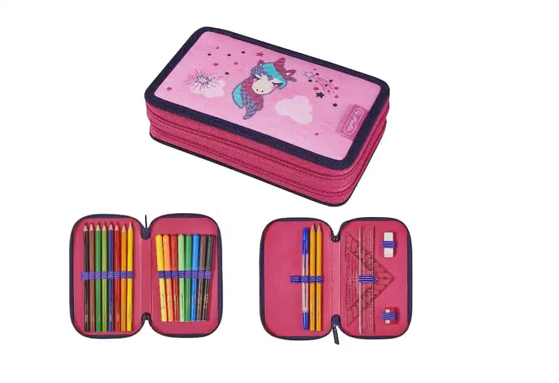 Herlitz (50026067) 23-teiliges Doppeletui Unicorn für 12,40 € inkl. Prime-Versand (statt 15,14 €)