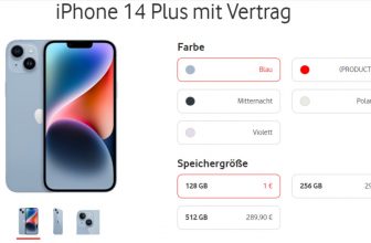 iPhone Plus + Vodafone GigaMobil M mit GigaKombi GB