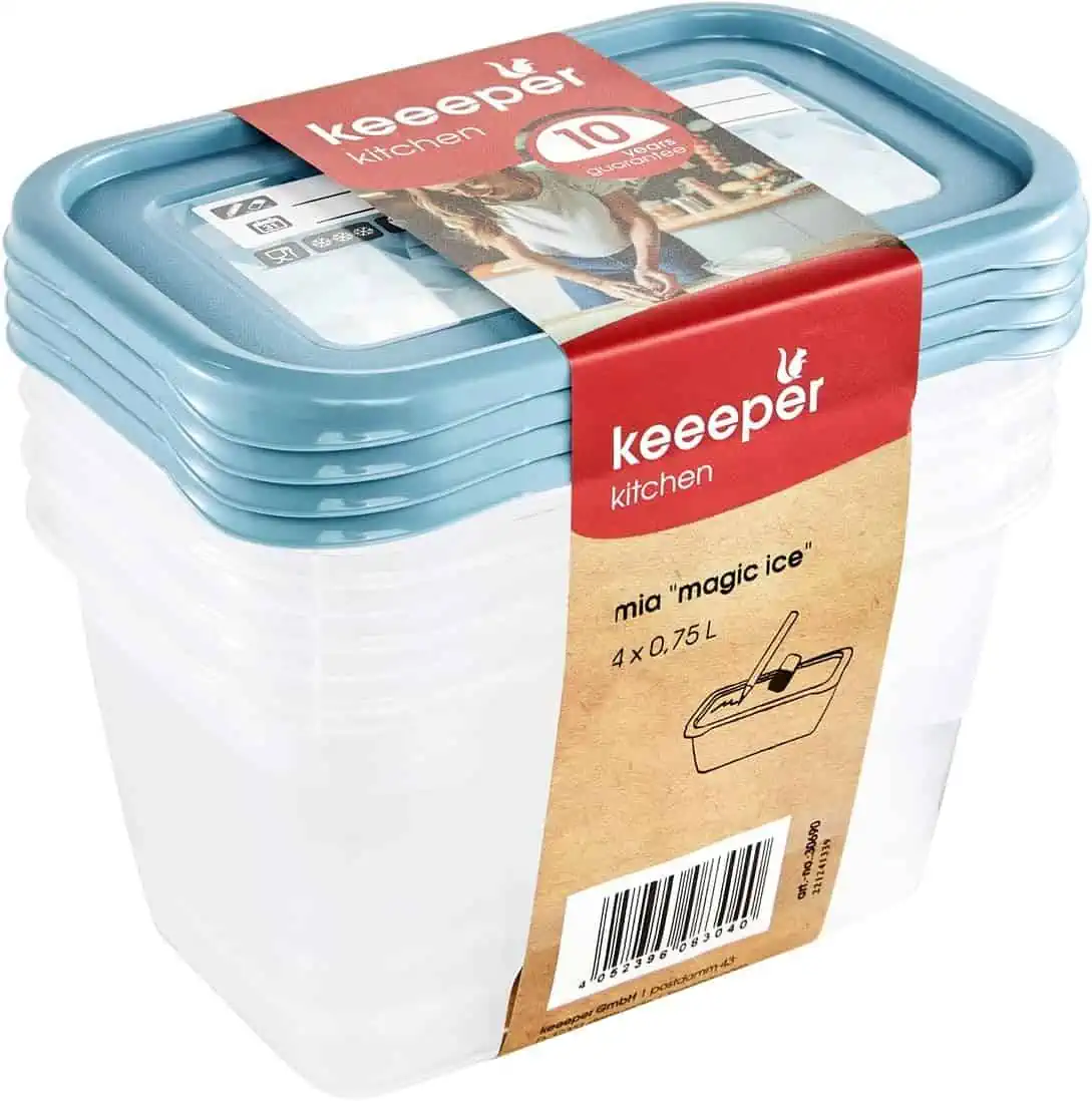 keeeper Tiefkühldosenset (4-tlg.) für 5,76 € inkl. Prime-Versand (statt 8,94 €)