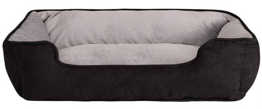 lionto in Hundebett Hundekissen Hundekörbchen Hundesofa, (L) x cm schwarz grau Amazon.de