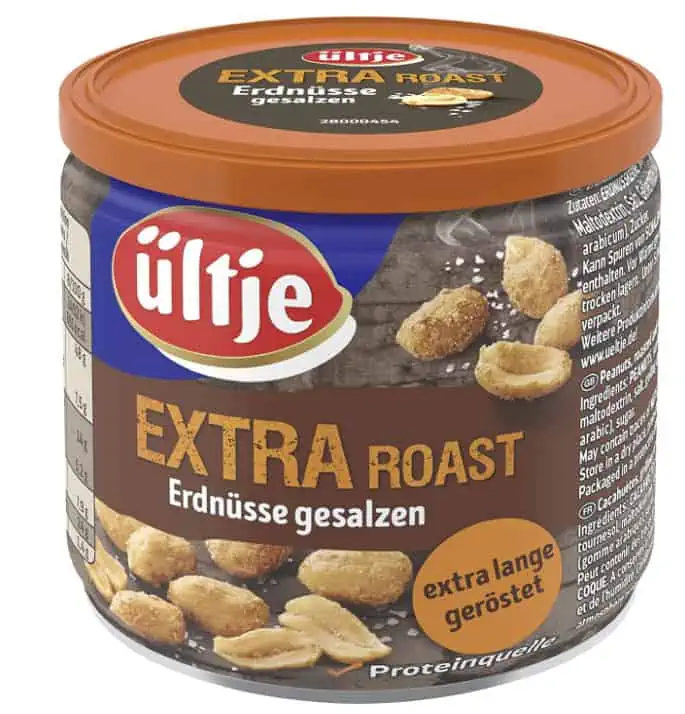 ültje Extra Roast Erdnüsse, gesalzen, Dose, 180g ab 1,35 € inkl. Prime-Versand (statt 2,19 €)