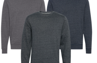 PROJECT Olavi Herren Rundhals Pullover meliertes Sweatshirt