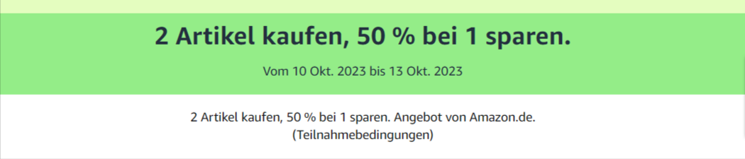 Amazon: 2 ausgewählte Garnier Artikel kaufen, 50 % Rabatt bei 1 erhalten