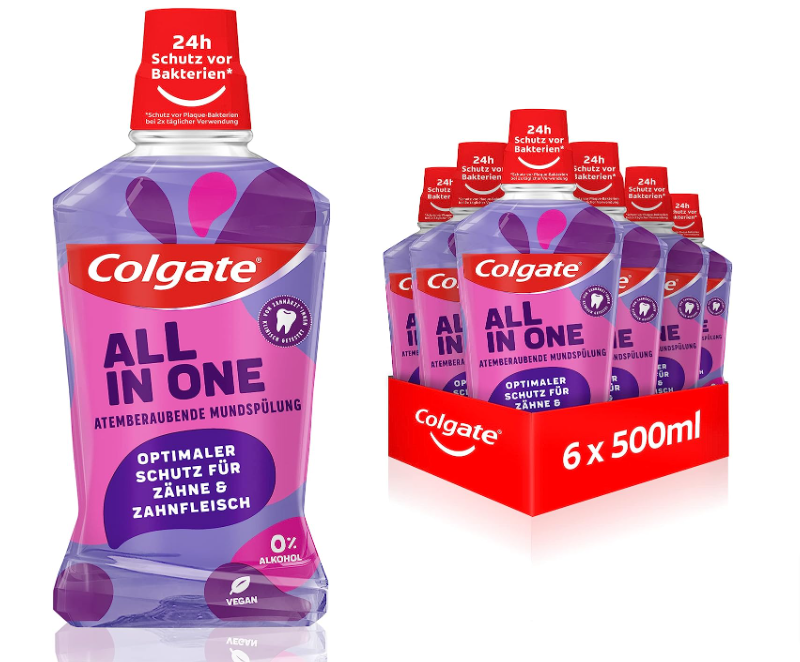 Amazon De Colgate Mundspülung All In One X Ml