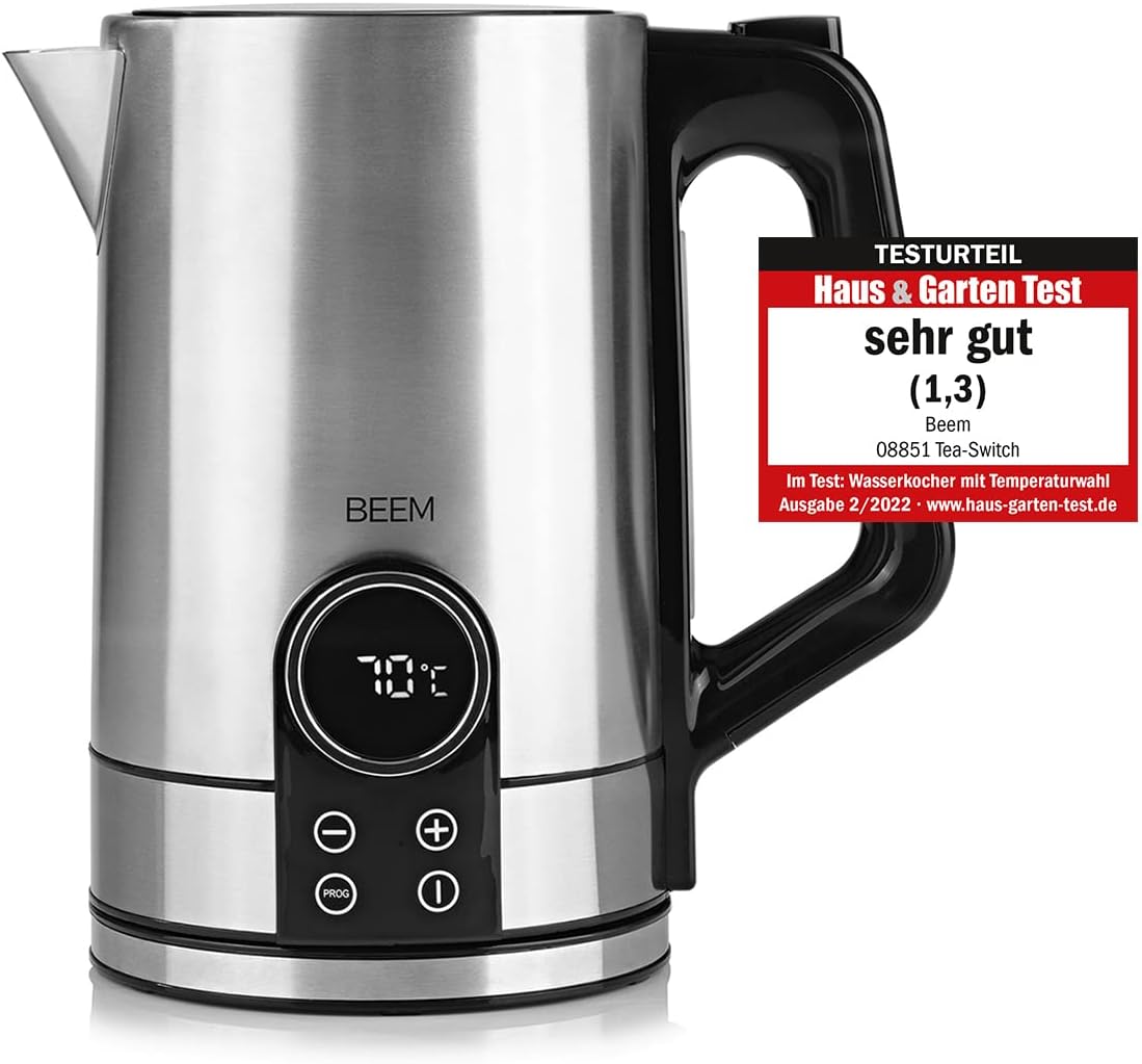 Beem Tea Switch Wasserkocher Mit Temperatureinstellung , Liter ( °C &Amp; Temperaturanzeige, Warmhaltefunktion)