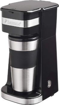 Bestron Kaffeemaschine mit Isolierbecher für gemahlenen Filterkaffee