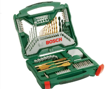 Bosch tlg X Line Titanium Bohrer und Schrauber Set Holz Stein und Metall Zubehör Bohrmaschine Amazon de Baumarkt