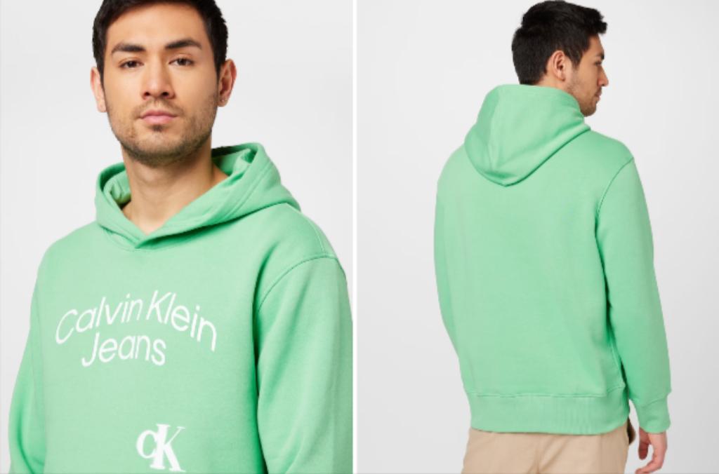 Calvin Klein Jeans Sweatshirt In Mint About You