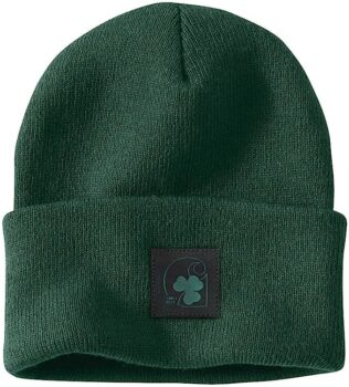 Carhartt Unisex Knit Shamrock Patch Beanie Mütze