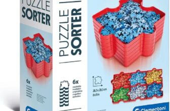 Clementoni Puzzle Sortierer, praktische Aufbewahrung für Puzzleteile