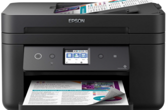 Epson WorkForce WF DWF Tintendrucker Multifunktion mit Fax Farbe Tinte